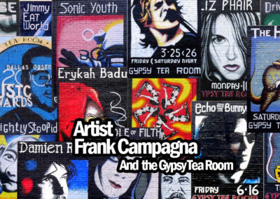 Gypsy Tea Room Brick Murals Musician Art Series